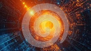 Digital tunnel connecting data network in cyber world