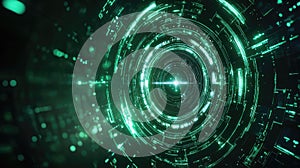 Digital tunnel connecting data points in cyberspace network