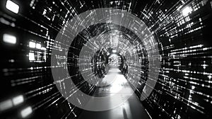 Digital tunnel connecting global network with data stream