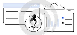 Digital User Profile with Data Analytics and Cloud Integration Concept