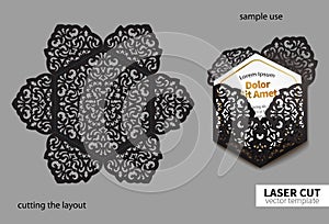 Vector laser cutting.