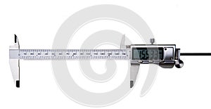 Digital Vernier Caliper - Isolated on White