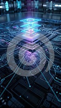 Futuristic Semiconductor CPU Chip for Big Data Processing