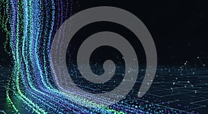 Cascading Data Streams on Digital Grid