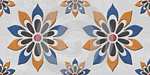 Digital wall tiles and background vintage wallpaper gometical design. Wallapaper, paper.