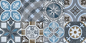 Digital wall tiles design,Print in Ceramic Industries Beautiful set of tiles in portuguese, spanish, italian style in wall decor.