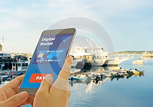Digital wallet to pay