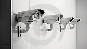 Digital Watchdogs, 24 7 Monitoring, Wall Mounted Surveillance Cameras Enhancing Security, Generative AI