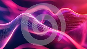 Digital wave background representing data flow and technology