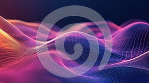 Digital wave forming abstract network data connections