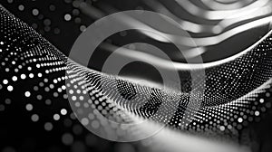 Digital wave pattern developing network data points