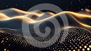 Digital wave pattern forming abstract data network