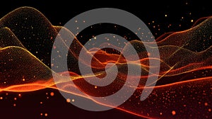 Digital wave pattern forming abstract data network