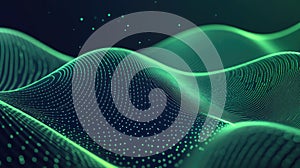 Digital wave pattern forming abstract data network