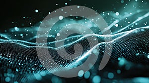 Digital wave surface forming technology big data network