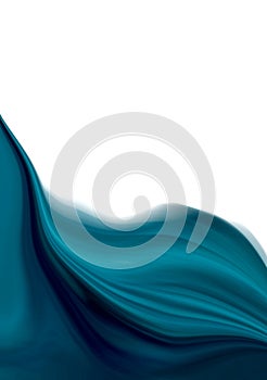 Digital waves Turquoise and white abstract background