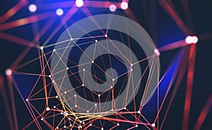 Digital Web. Global computer wireless network
