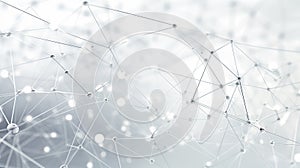 Digital white points network background