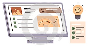 Digital Workflow Management Interface with Data Analytics and Task Planning Elements