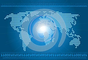 Digital world concept