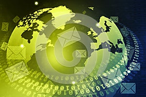 Digital World with email distribution