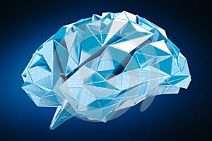 Digital x-ray human brain 3D rendering