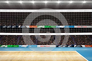 Digitally composite image of stadium