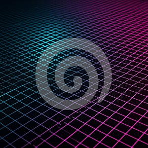 The image showcases a digitally generated abstract pattern featuring a series of