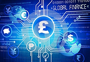 Digitally Different Global Currency Symbols