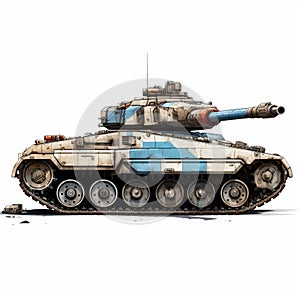 Digitally Enhanced Tank Painting With Classical Proportions