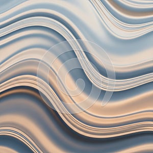 A digitally generated abstract image featuring smooth, flowing wave-like patterns. The