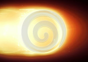 Abstract light circle digitally generated background