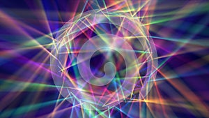 Digitally Generated Disco Laser neon Background