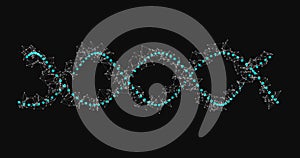 Digitally generated dna structure