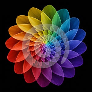 A digitally generated image displaying an intricate, symmetrical pattern resembling a