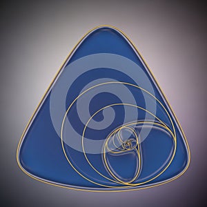 Is a gradient of gray, adding depth and emphasis to the central