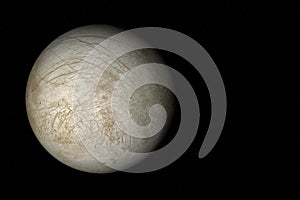 Europa, the moon of Jupiter - Solar System