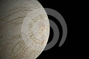 Europa, the moon of Jupiter - Solar System