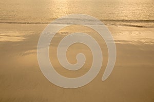 Digitally generated The tide rolling in