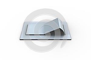 Digitally generated white flip switch