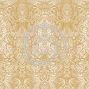 Digitally remastered, manually painted pattern detail, creating ornate, gold tones based rustic patterns