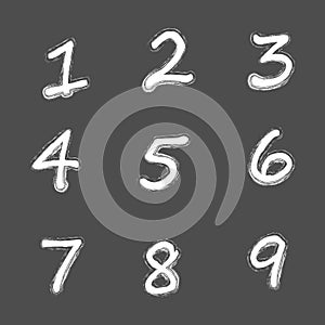 Digits for the font