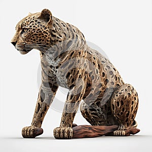 Digtal illustration of a Jaguar