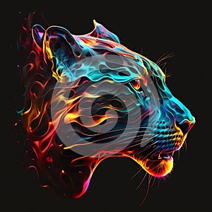Digtal illustration of a Jaguar