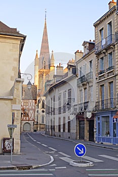 Dijon Church at sunrise