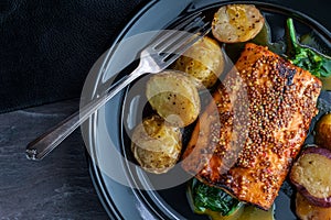 Dijon Mustard Salmon