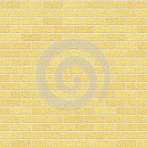 Dijon Yellow Clay Bricks Seamless Texture