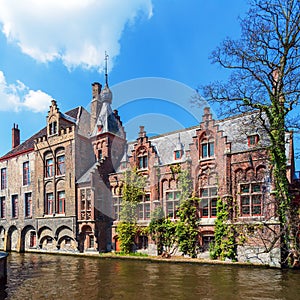 Dijver canal, Bruges, Belgium