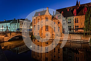 Dijver Canal in Bruges Belgium