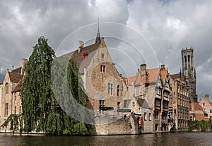 Dijver Canal in Bruges Belgium